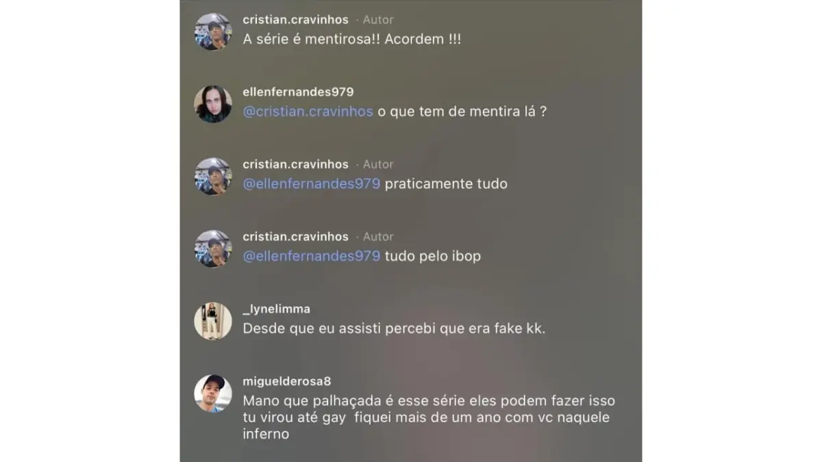 Tremembé | Cristian Cravinhos chama série de MENTIROSA: "Não acreditem" - 1 Novo Projeto 1 - Tremembé | Cristian Cravinhos chama série de MENTIROSA: "Não acreditem"