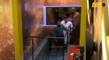 Edilson ameaça Leandro no BBB