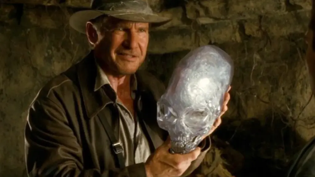 Indiana Jones caveira de cristal